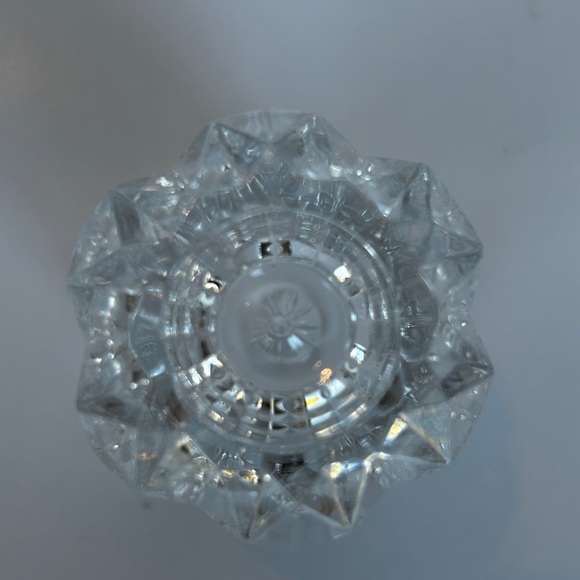 Cristal D' Arques France Genuine Lead Crystal Vase 3 1/4 inches tall - Picture 7 of 8